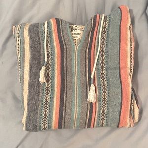 Striped Baja Beachy Hoodie